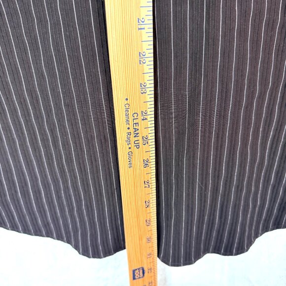 7 DIAMONDS Striped Texture Stretch Long Sleeve Button Up Shirt Mens L Brown - Picture 6 of 8